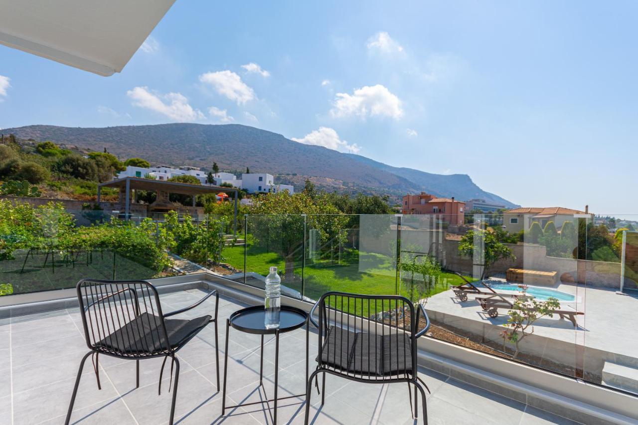 Queen'S Gem Luxury Villa - Heated Jacuzzi & Pool Hersonissos  Exterior foto