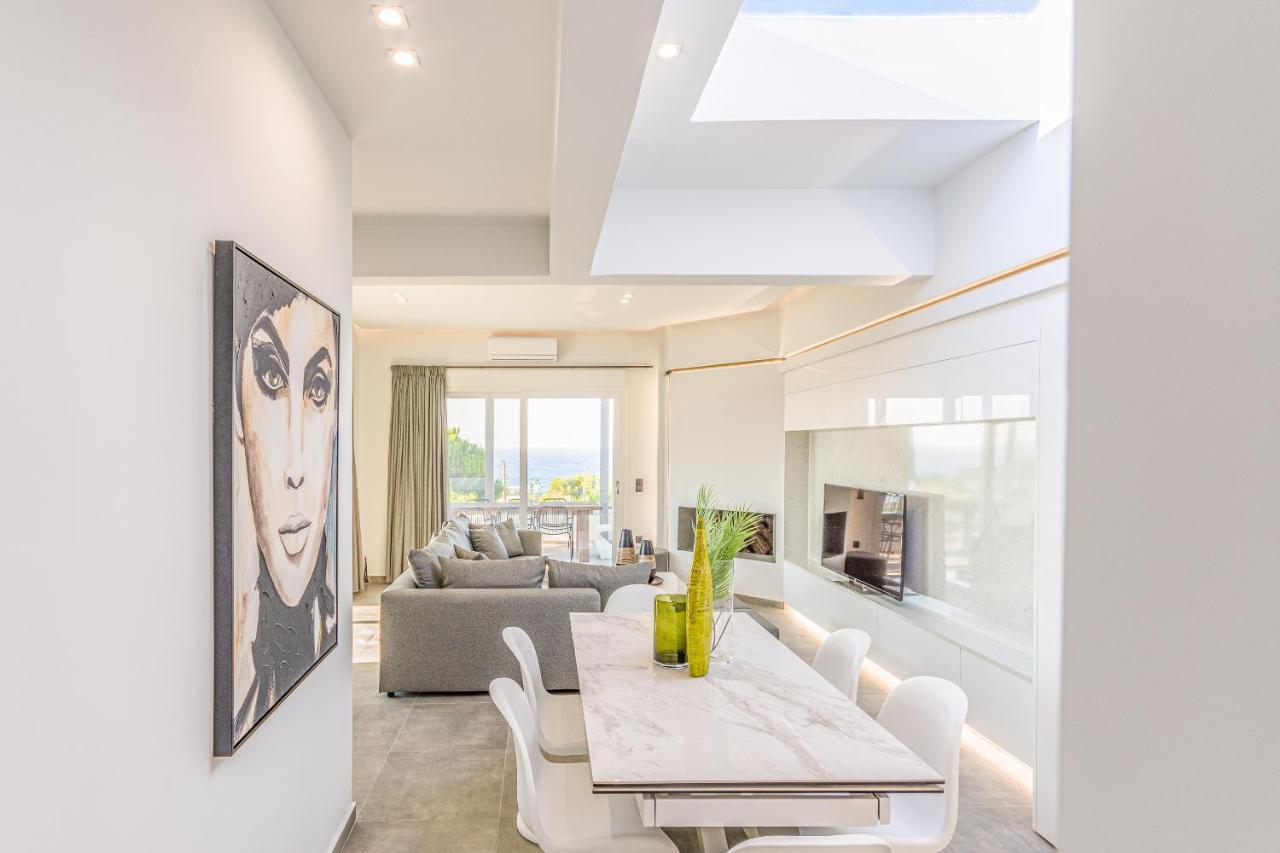 Queen'S Gem Luxury Villa - Heated Jacuzzi & Pool Hersonissos  Exterior foto