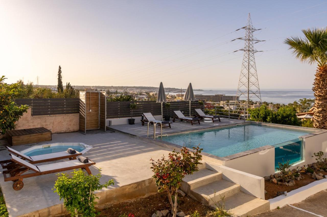 Queen'S Gem Luxury Villa - Heated Jacuzzi & Pool Hersonissos  Exterior foto