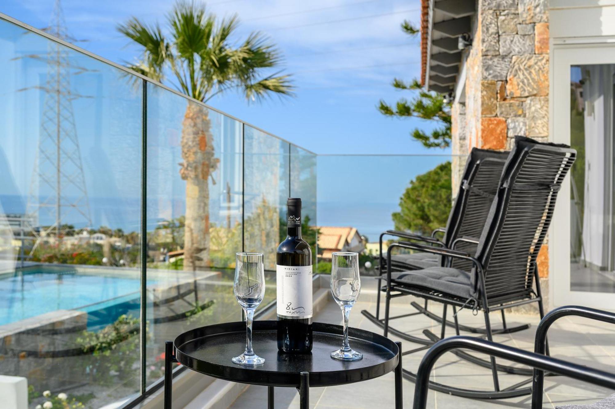 Queen'S Gem Luxury Villa - Heated Jacuzzi & Pool Hersonissos  Exterior foto