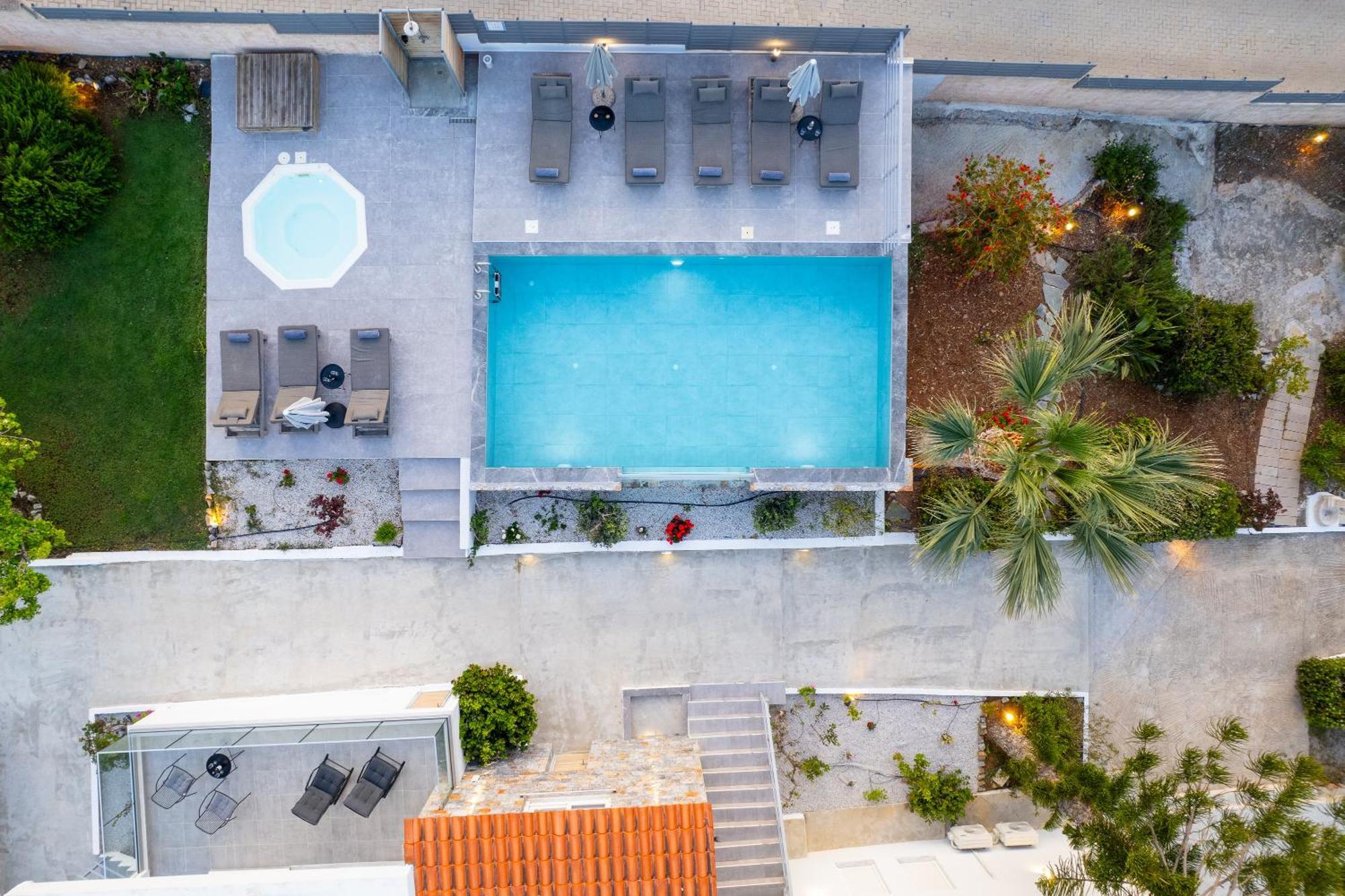 Queen'S Gem Luxury Villa - Heated Jacuzzi & Pool Hersonissos  Exterior foto